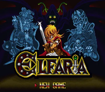 Elfaria - The Isle of the Blest (Japan) screen shot title